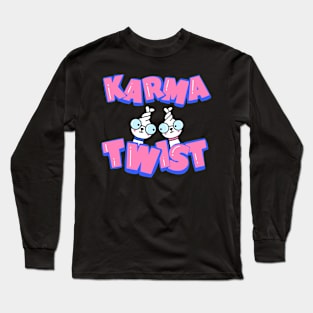 Karma twist tee, womens tees, tees for women, casual tees Long Sleeve T-Shirt